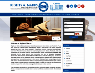 rightsandmarks.org screenshot
