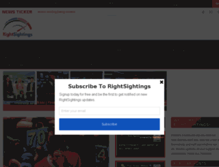 rightsightings.com screenshot