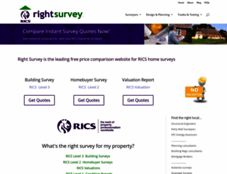 rightsurvey.co.uk screenshot