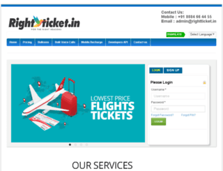 rightticket.in screenshot