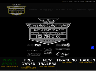 rightwheelsvt.net screenshot