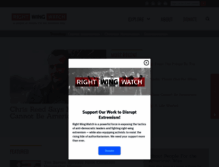 rightwingwatch.org screenshot