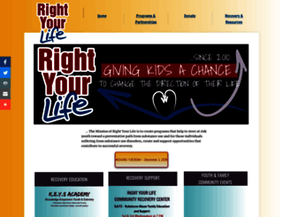 rightyourlife.org screenshot