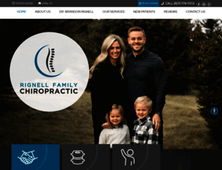 rignellfamilychiropractic.com screenshot