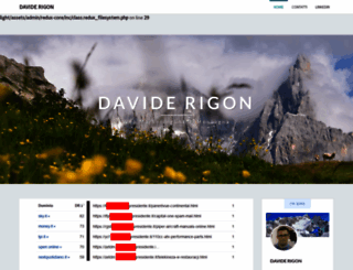 rigondavide.com screenshot