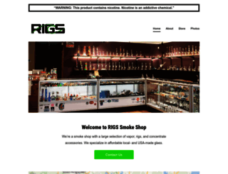 rigssmokeshop.com screenshot