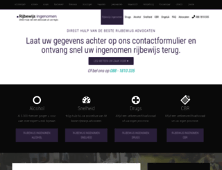 rijbewijs-ingenomen.nl screenshot
