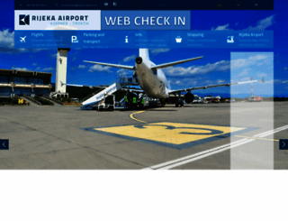 rijeka-airport.hr screenshot