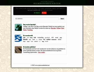 rijmwoordenboek.net screenshot