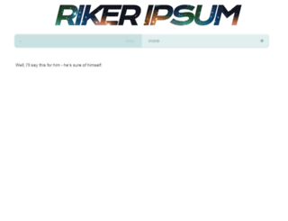 rikeripsum.com screenshot