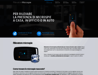 rilevatoremicrospie.it screenshot