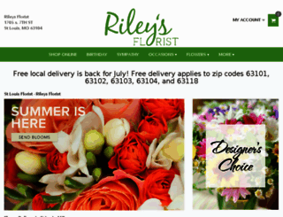 rileysflorist.bloomnation.com screenshot