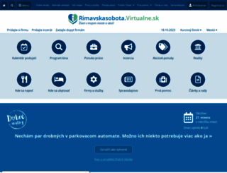 rimavskasobota.virtualne.sk screenshot