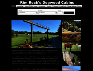 rimrocksdogwoodcabins.com screenshot