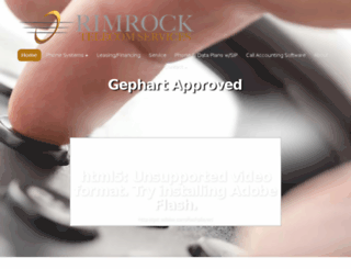rimrocktelecom.oxzen.com screenshot