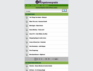 ringetonergratis.mobi screenshot