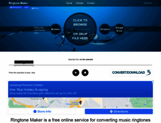 ringtone-converter.com screenshot
