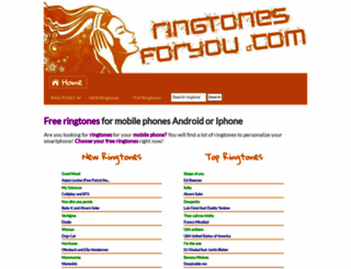 ringtonesforyou.com screenshot