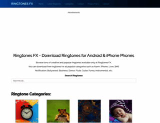 ringtonesfx.com screenshot