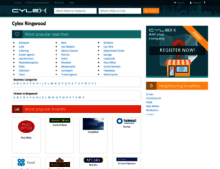 ringwood.cylex-uk.co.uk screenshot