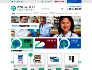 ringwoodpharmacy.co.uk screenshot