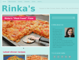 rinkasrecipes.com screenshot