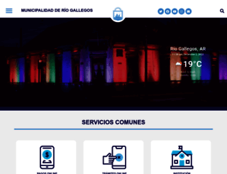 riogallegos.gov.ar screenshot