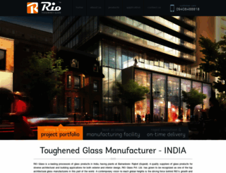 rioglassindia.com screenshot