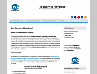 rioolservice-flevoland.nl screenshot
