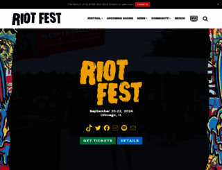 riotfest.org screenshot