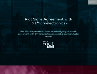 riotmicro.com screenshot