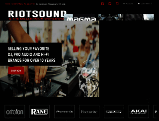 riotsound.com screenshot