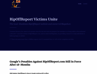 ripoffreport-victims-unite.org screenshot