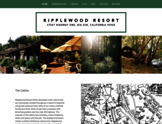 ripplewoodresort.com screenshot