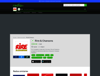 rireetchansons.radio.fr screenshot