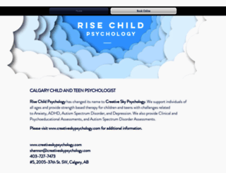 risechildpsychology.com screenshot