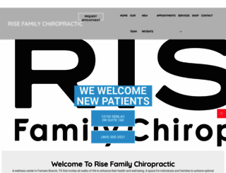 risefamilychiropractic.com screenshot