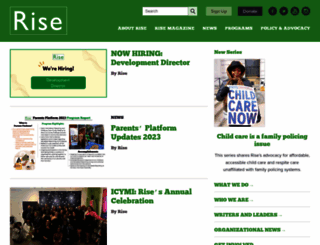 risemagazine.org screenshot