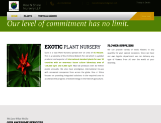risenshineplants.com screenshot