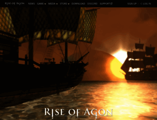 riseofagon.com screenshot