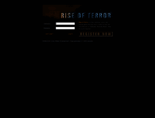 riseofterror.com screenshot