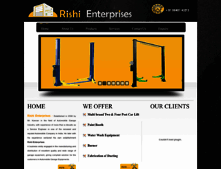 rishigarageequipments.com screenshot
