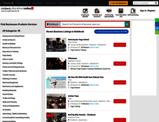 rishikesh.uttarakhandonline.in screenshot