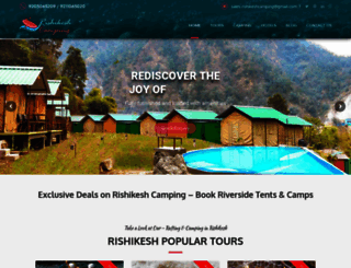 rishikeshcamping.co.in screenshot