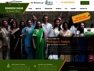 rishikeshsadan.com screenshot