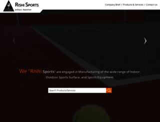 rishisports.co.in screenshot