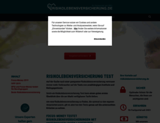 risikolebensversicherungen-test.de screenshot