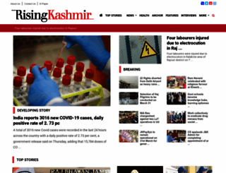 risingkashmir.in screenshot