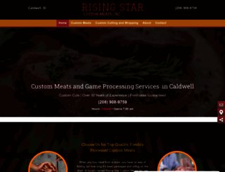 risingstarmeats.com screenshot