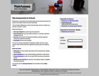 riskassess.com.au screenshot